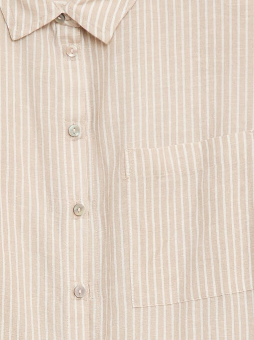 Camicia dritta a righe - So Easy - Kiabi