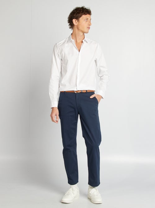 Camicia dritta a tinta unita - Kiabi Camicia dritta a tinta unita - Kiabi