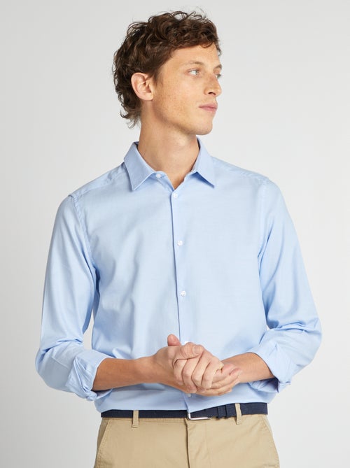 Camicia dritta a tinta unita - Kiabi Camicia dritta a tinta unita - Kiabi