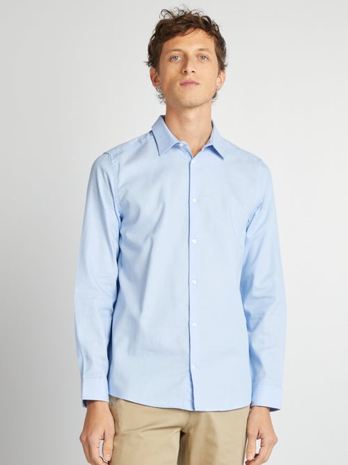 Camicia dritta a tinta unita - Kiabi Camicia dritta a tinta unita - Kiabi