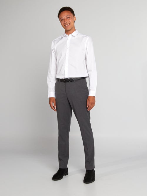 Camicia dritta bianca - Kiabi