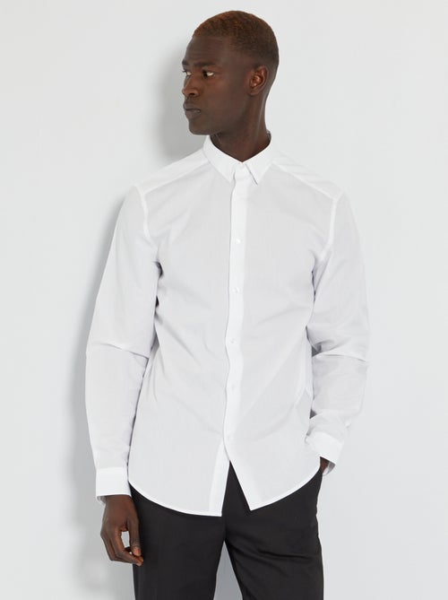 Camicia dritta bianca - Kiabi
