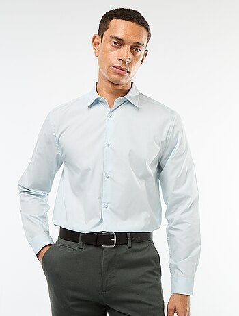 Camicia dritta bianca