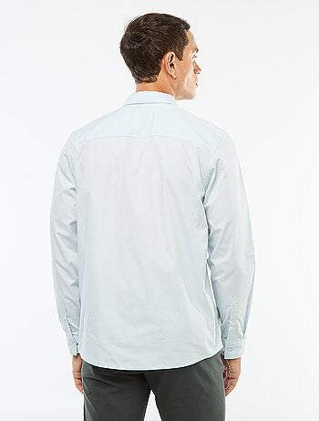 Camicia dritta bianca