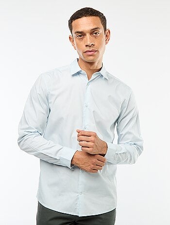 Camicia dritta bianca