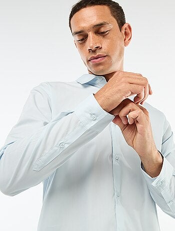 Camicia dritta bianca