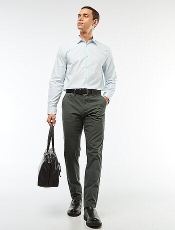 Camicia dritta bianca