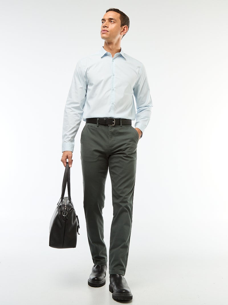 Camicia dritta Blu - Kiabi