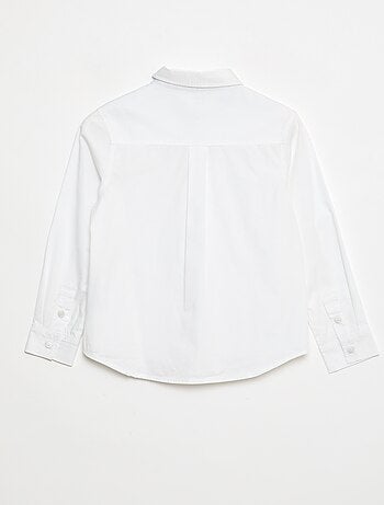 Camicia dritta con apertura e polsini magnetici - So Easy