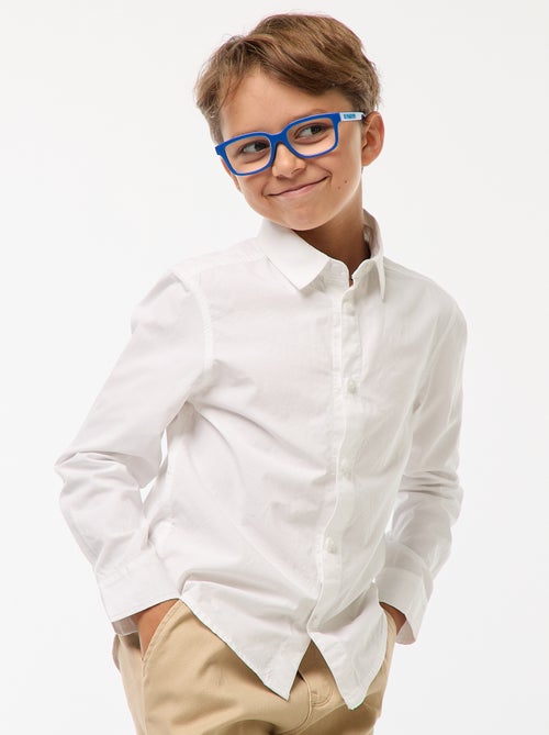 Camicia dritta con apertura e polsini magnetici - So Easy - Kiabi