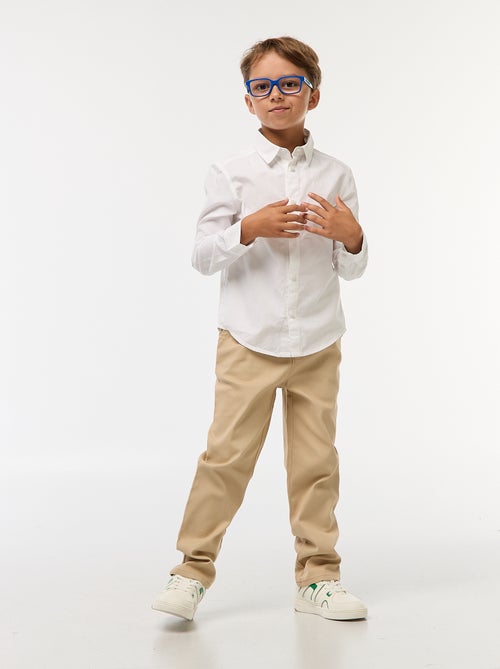 Camicia dritta con apertura e polsini magnetici - So Easy - Kiabi