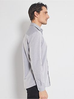 Camicia dritta con collo italiano - Kiabi