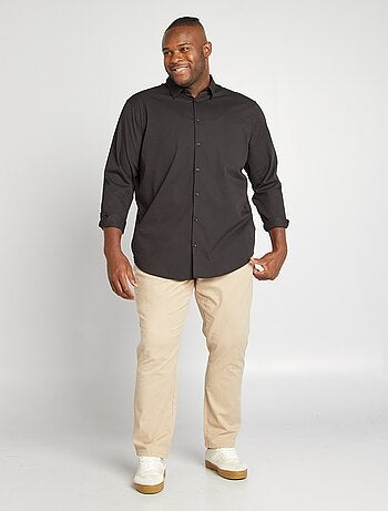 Camicia dritta e elasticizzata