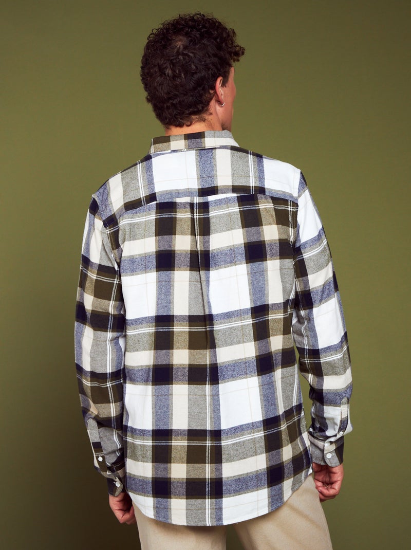 Palcoscenico pallido idea camicia di flanella quadri mucchio Amplificatore noioso