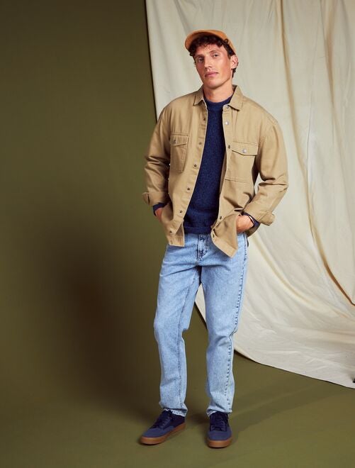 Camicia dritta in jeans - Kiabi