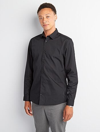 Camicia dritta bianca