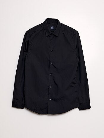 Camicia dritta bianca
