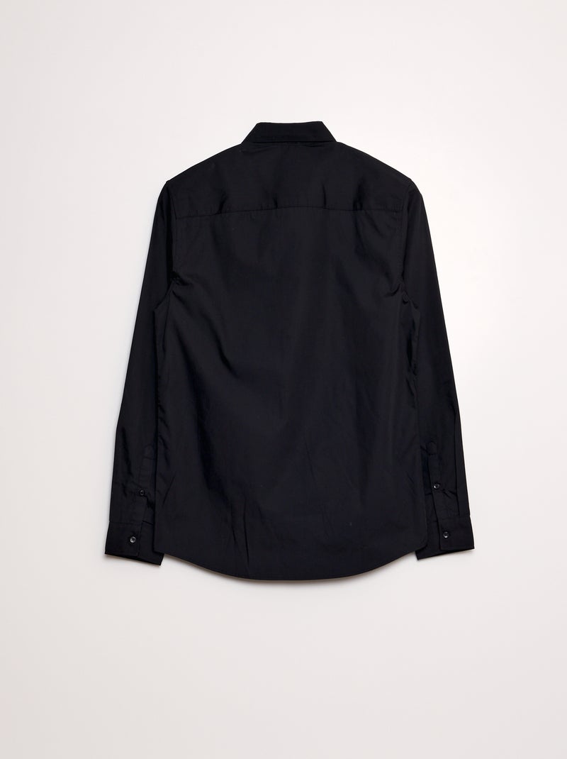 Camicia dritta Nero - Kiabi