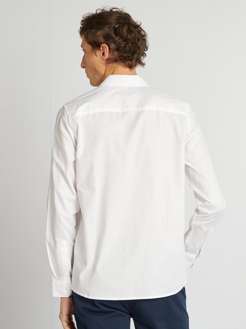 Camicia dritta tinta unita - Kiabi