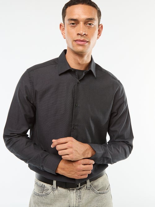Camicia dritta tinta unita - Kiabi