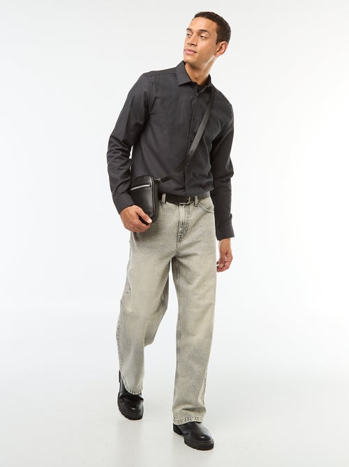 Camicia dritta tinta unita - Kiabi