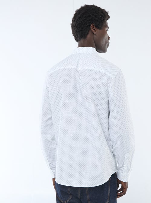 Camicia dritta/regular a pois - Kiabi