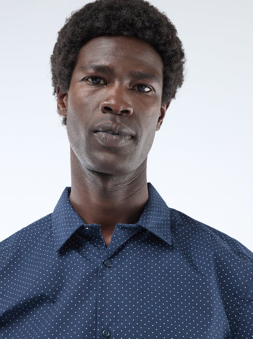 Camicia dritta/regular a pois - Kiabi
