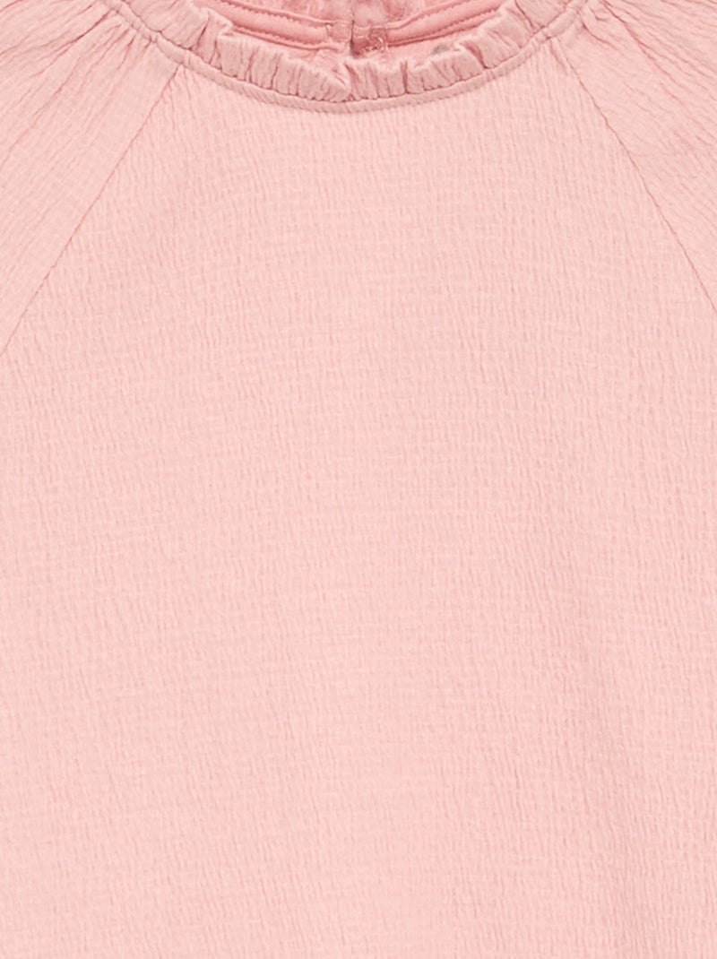 Camicia effetto blusa Rosa - Kiabi