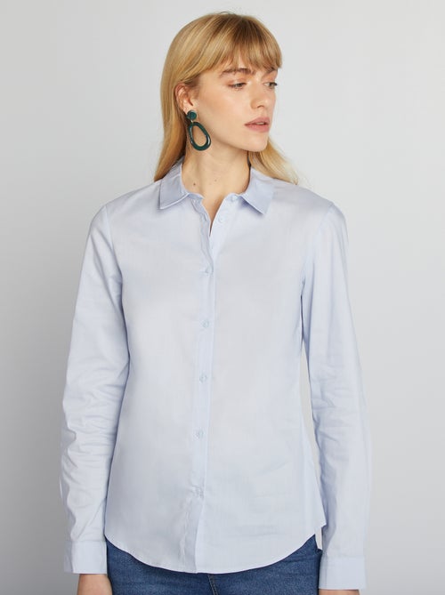 Camicia effetto fit collo italiano - Kiabi