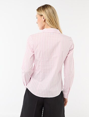 Camicia effetto fit collo italiano
