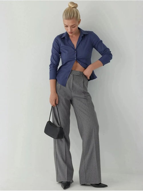 Camicia elegante a maniche lunghe con bottoni hiccup - Kiabi Camicia elegante a maniche lunghe con bottoni hiccup - Kiabi