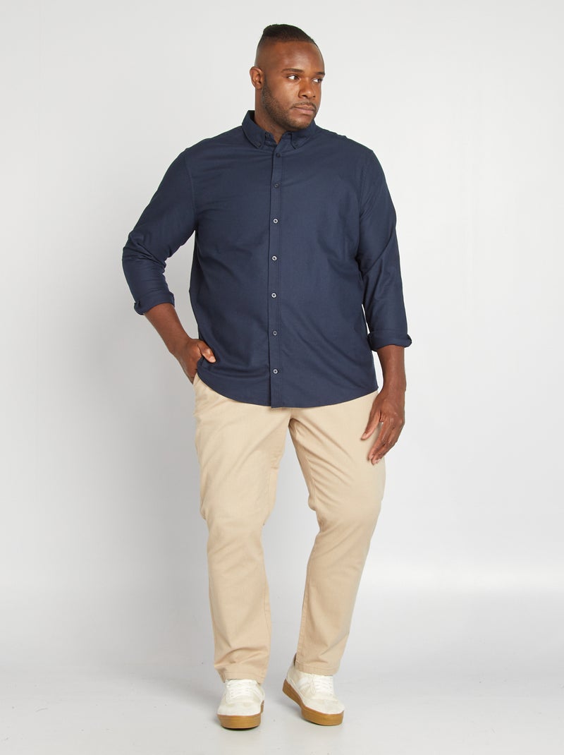 Camicia en cotone oxford BLU - Kiabi