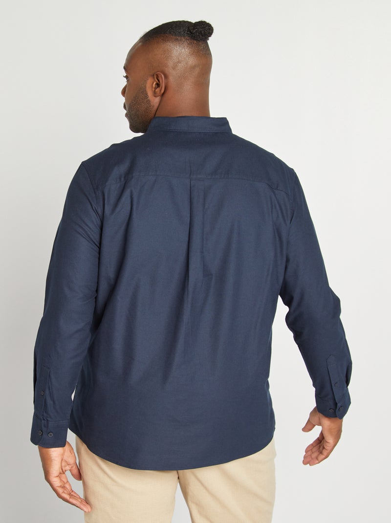 Camicia en cotone oxford BLU - Kiabi