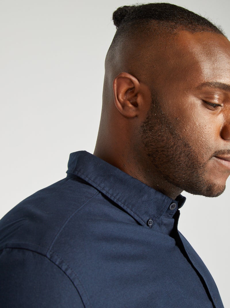 Camicia en cotone oxford BLU - Kiabi