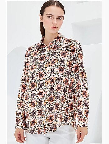Camicia fantasia a maniche lunghe bdart