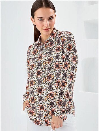 Camicia fantasia a maniche lunghe bdart