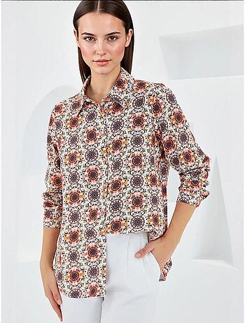 Camicia fantasia a maniche lunghe bdart