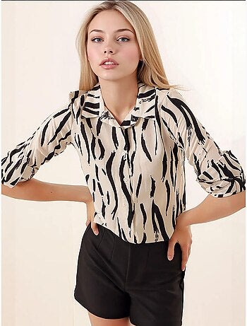 Camicia fantasia a maniche lunghe bdart