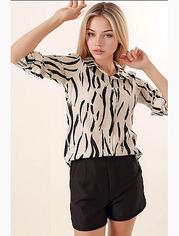 Camicia fantasia a maniche lunghe bdart