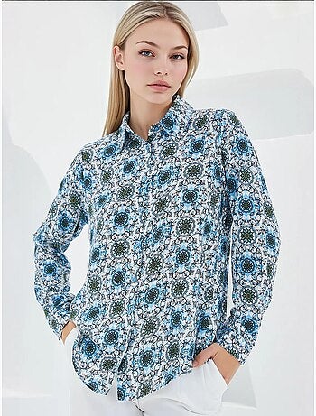 Camicia fantasia a maniche lunghe bdart
