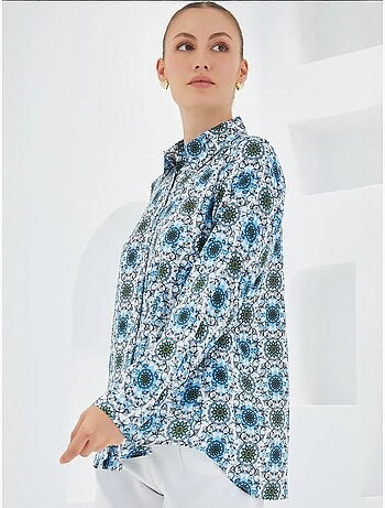 Camicia fantasia a maniche lunghe bdart