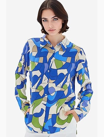 Camicia fantasia a maniche lunghe bdart