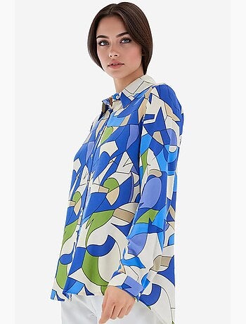 Camicia fantasia a maniche lunghe bdart