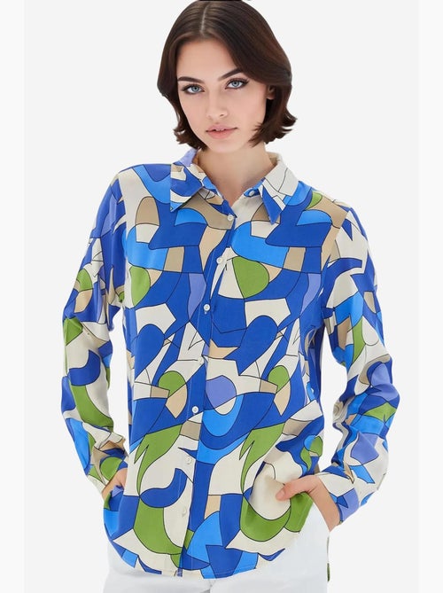 Camicia fantasia a maniche lunghe bdart - Kiabi Camicia fantasia a maniche lunghe bdart - Kiabi
