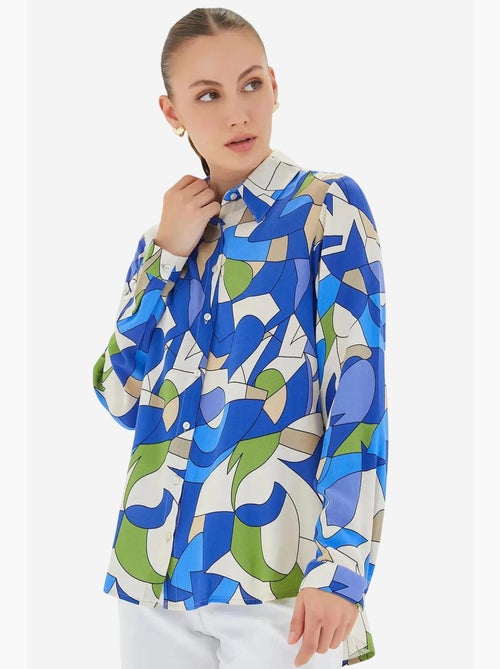 Camicia fantasia a maniche lunghe bdart - Kiabi Camicia fantasia a maniche lunghe bdart - Kiabi