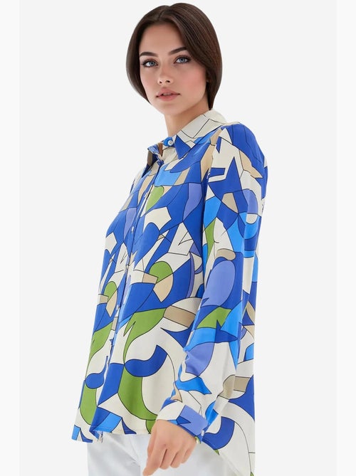 Camicia fantasia a maniche lunghe bdart - Kiabi Camicia fantasia a maniche lunghe bdart - Kiabi