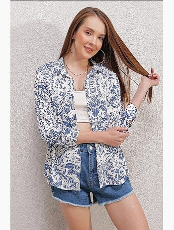 Camicia fantasia a maniche lunghe bdart