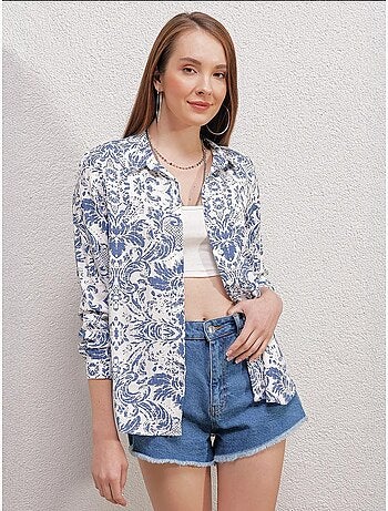 Camicia fantasia a maniche lunghe bdart