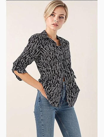 Camicia fantasia a maniche lunghe bdart