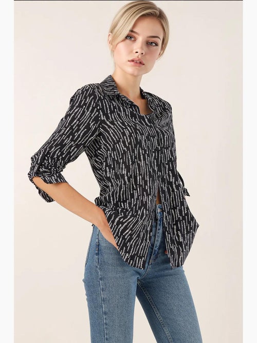 Camicia fantasia a maniche lunghe bdart - Kiabi Camicia fantasia a maniche lunghe bdart - Kiabi